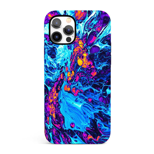 Blue Explosion  - Tough iPhone Case