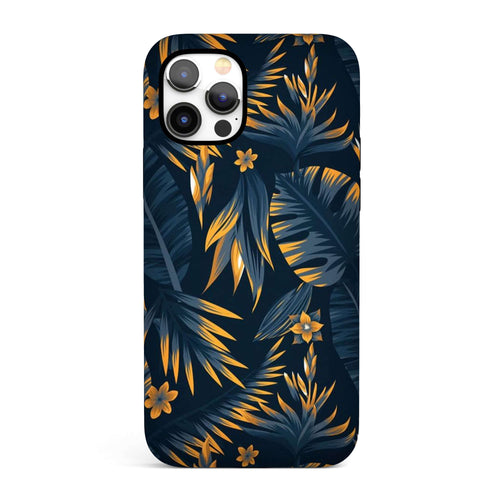 Golden Edge Floral  - Tough iPhone Case