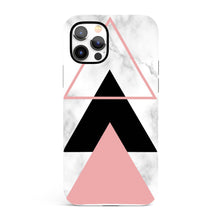 Load image into Gallery viewer, White Geometrics  - Tough iPhone Case
