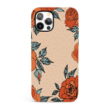 Load image into Gallery viewer, Rose Boarders  - Tough iPhone Case
