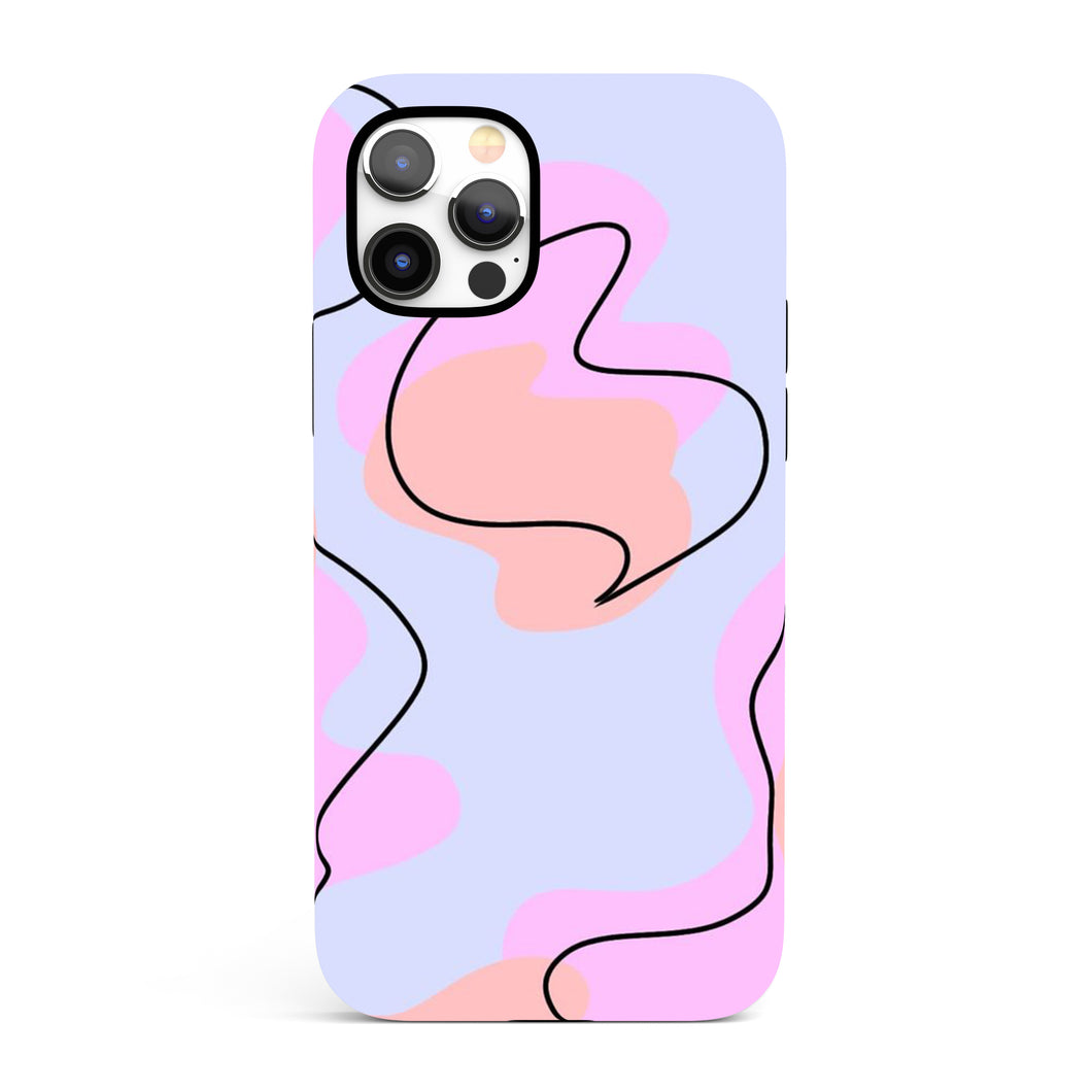 Hot Pastel Abstract  - Tough iPhone Case