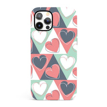 Load image into Gallery viewer, Love Triangle  - Tough iPhone Case
