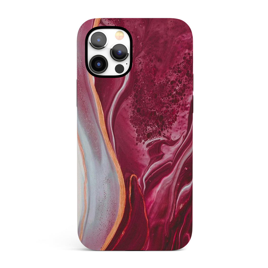 Rojo Marble  - Tough iPhone Case