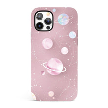 Load image into Gallery viewer, Pink Constellations  - Tough iPhone Case
