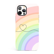 Load image into Gallery viewer, I Heart Rainbows  - Tough iPhone Case
