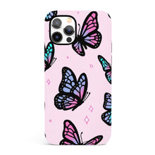 Load image into Gallery viewer, Pink Butterfly  - Tough iPhone Case
