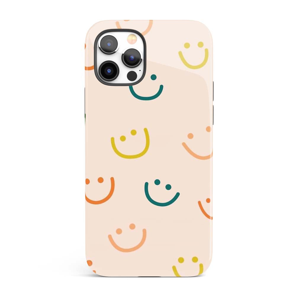 Nude Smiley Face iPhone Case