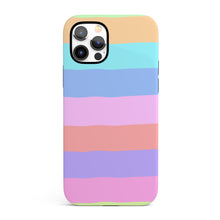 Load image into Gallery viewer, Pastel Rainbow  - Tough iPhone Case
