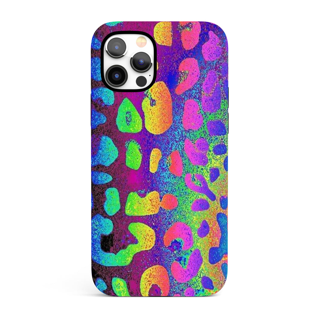 Oil Spill Leopard  - Tough iPhone Case