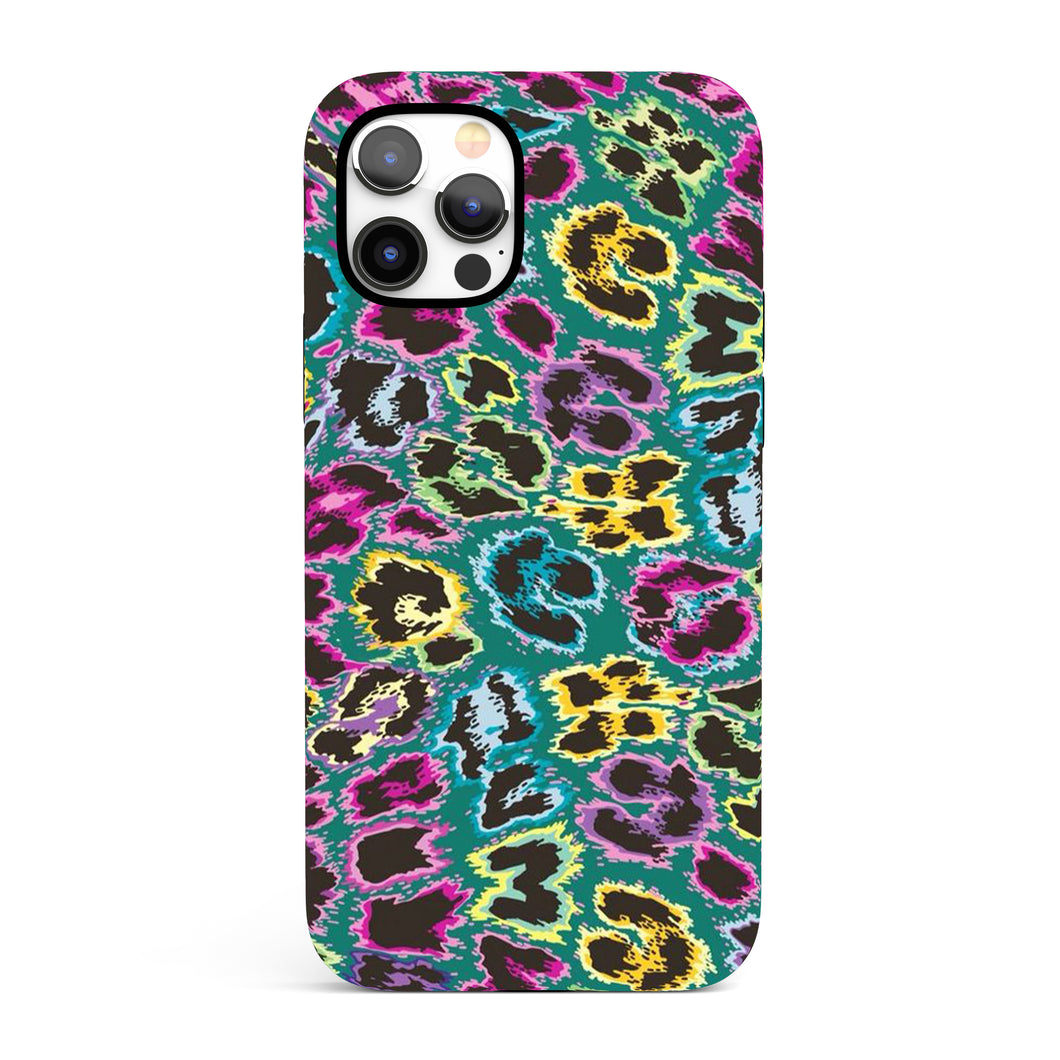 Teal Leopard  - Tough iPhone Case