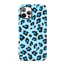 Load image into Gallery viewer, Baby Blue Leopard  - Tough iPhone Case
