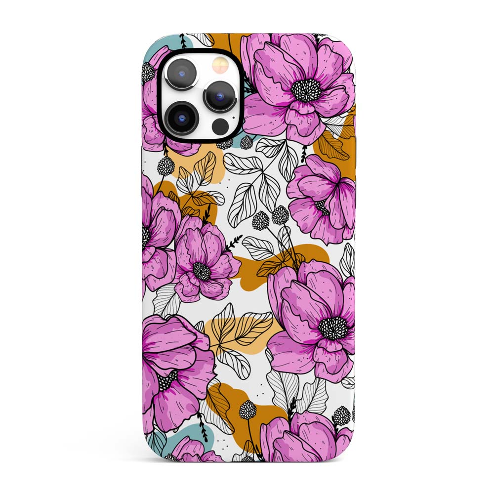 Purple Bloom  - Tough iPhone Case