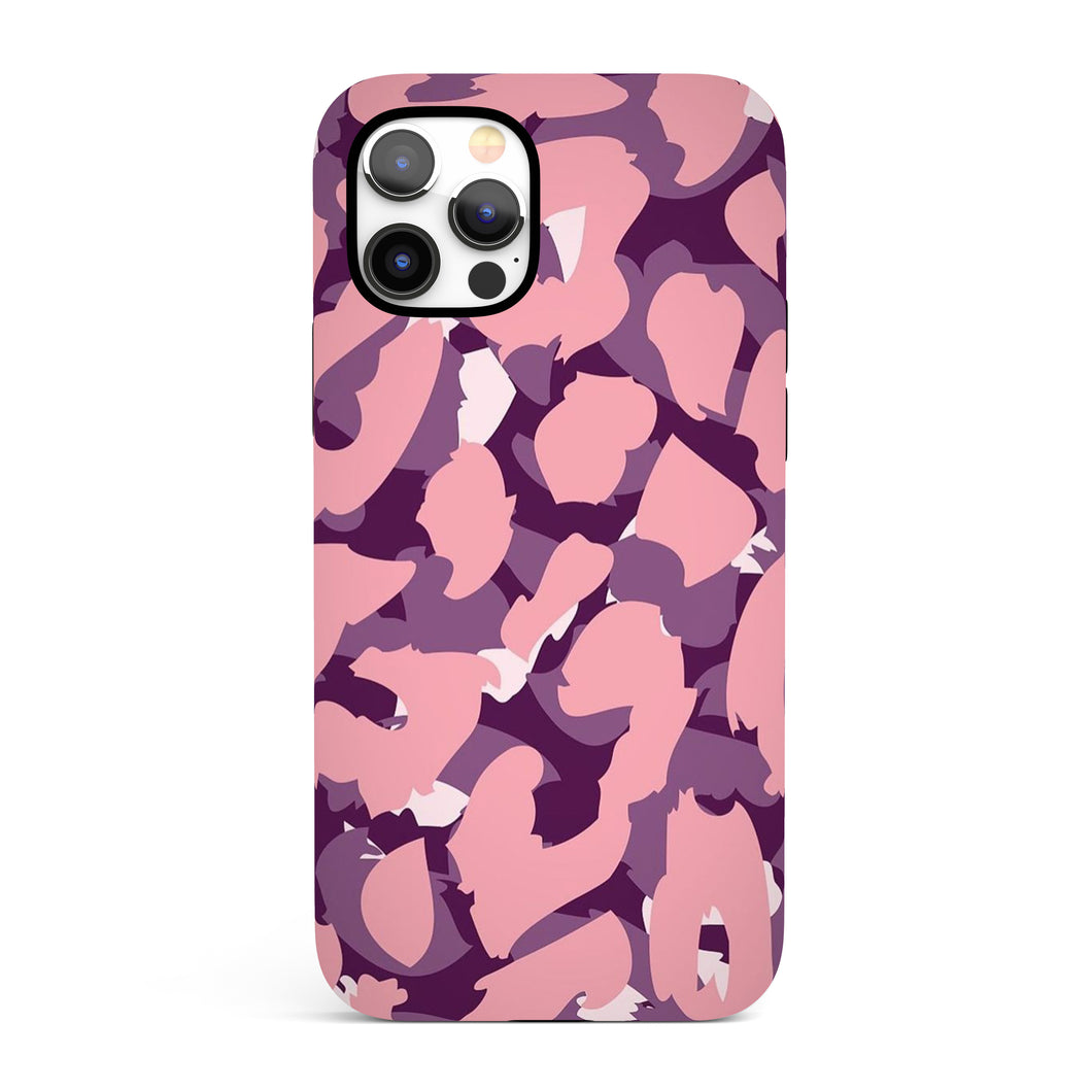 Leopard Cammo Purple  - Tough iPhone Case