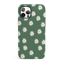 Load image into Gallery viewer, Green Daisy - Green iPhone Case Covered In Daises
