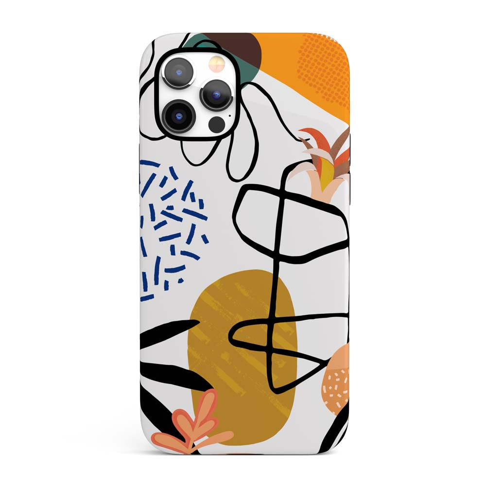 Abstract Tropical - Tough iPhone Case