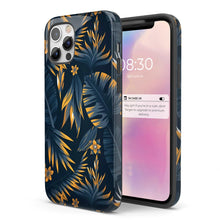 Load image into Gallery viewer, Golden Edge Floral  - Tough iPhone Case
