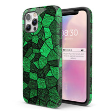 Load image into Gallery viewer, Green Shatter  - Tough iPhone Case
