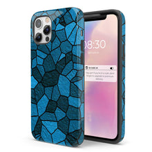 Load image into Gallery viewer, Blue Shatter  - Tough iPhone Case
