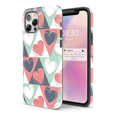 Load image into Gallery viewer, Love Triangle  - Tough iPhone Case
