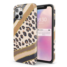 Load image into Gallery viewer, Leopard Stripes  - Tough iPhone Case
