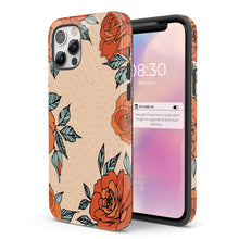 Load image into Gallery viewer, Rose Boarders  - Tough iPhone Case
