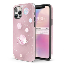 Load image into Gallery viewer, Pink Constellations  - Tough iPhone Case
