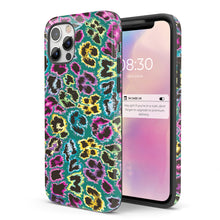 Load image into Gallery viewer, Teal Leopard  - Tough iPhone Case
