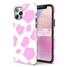 Load image into Gallery viewer, Pink Cow  - Tough iPhone Case
