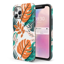 Load image into Gallery viewer, Orange Tropics - Tropical Floral iPhone Case
