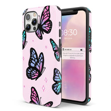 Load image into Gallery viewer, Pink Butterfly  - Tough iPhone Case
