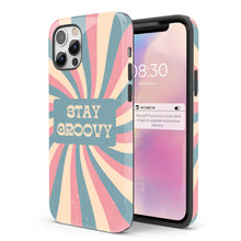 Load image into Gallery viewer, Stay Groovy  - Tough iPhone Case
