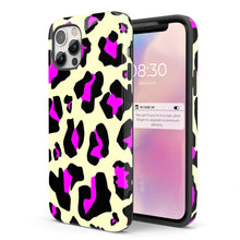 Load image into Gallery viewer, Neon Nude Leopard  - Tough iPhone Case
