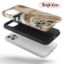 Load image into Gallery viewer, Gold Leopard Marble  - Tough iPhone Case
