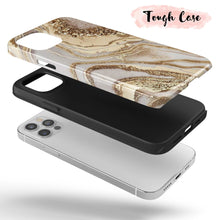 Load image into Gallery viewer, Golden Marble  - Tough iPhone Case
