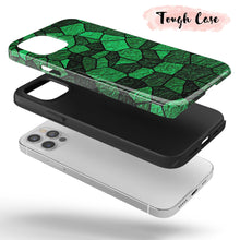 Load image into Gallery viewer, Green Shatter  - Tough iPhone Case
