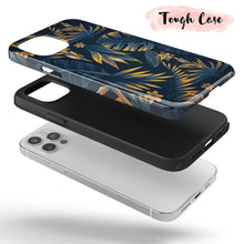 Load image into Gallery viewer, Golden Edge Floral  - Tough iPhone Case
