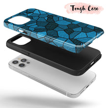 Load image into Gallery viewer, Blue Shatter  - Tough iPhone Case
