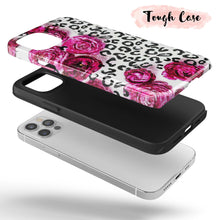 Load image into Gallery viewer, Leopard Rose  - Tough iPhone Case
