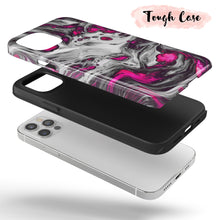 Load image into Gallery viewer, Pink &amp; Grey Wash  - Tough iPhone Case
