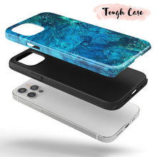 Load image into Gallery viewer, Ocean Blue Marble  - Tough iPhone Case
