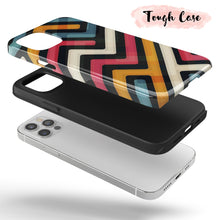 Load image into Gallery viewer, Retro Stripe  - Tough iPhone Case
