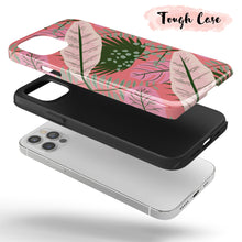 Load image into Gallery viewer, Tropical Pink  - Tough iPhone Case
