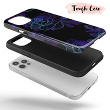 Load image into Gallery viewer, Neon Rose  - Tough iPhone Case
