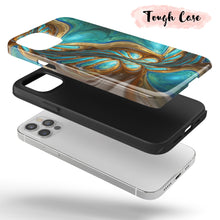 Load image into Gallery viewer, Neptune Marble  - Tough iPhone Case
