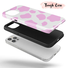 Load image into Gallery viewer, Pink Cow  - Tough iPhone Case
