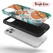 Load image into Gallery viewer, Orange Tropics - Tropical Floral iPhone Case
