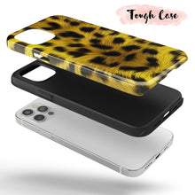 Load image into Gallery viewer, Yellow Leopard Fur  - Tough iPhone Case
