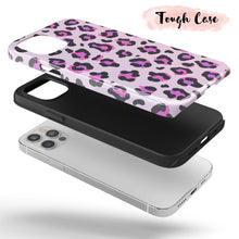 Load image into Gallery viewer, Pink Leopard  - Tough iPhone Case
