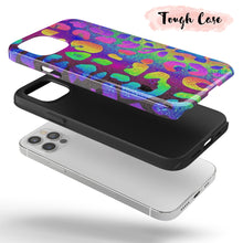 Load image into Gallery viewer, Oil Spill Leopard  - Tough iPhone Case
