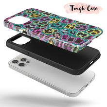 Load image into Gallery viewer, Teal Leopard  - Tough iPhone Case
